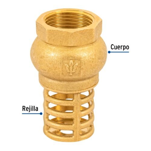 49045 - Pichancha con rejilla de latón 3/4", Foset