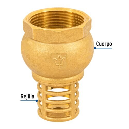 49047 - Pichancha con rejilla de latón 1-1/4", Foset