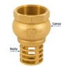 49048 - Pichancha con rejilla de latón 1-1/2", Foset