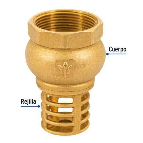 49048 - Pichancha con rejilla de latón 1-1/2", Foset