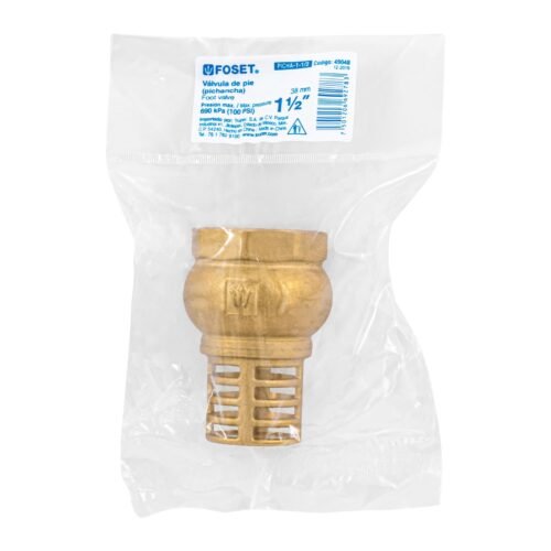 49048 - Pichancha con rejilla de latón 1-1/2", Foset
