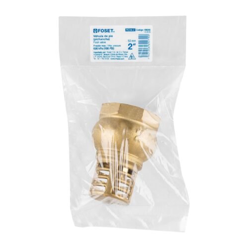 49049 - Pichancha con rejilla de latón 2", Foset