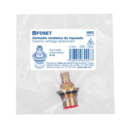 49052 - Cartucho cerámico para llave M-142, Foset