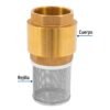 49059 - Pichancha con rejilla acero inoxidable 2", Foset