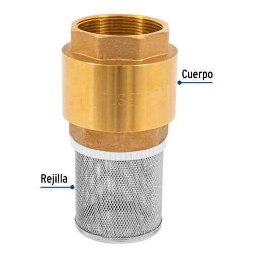 49059 - Pichancha con rejilla acero inoxidable 2", Foset