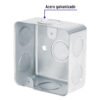 49071 - Caja cuadrada 3" x 3" reforzada, Volteck