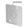 49072 - Tapa de 3" x 3" para caja cuadrada reforzada, Volteck