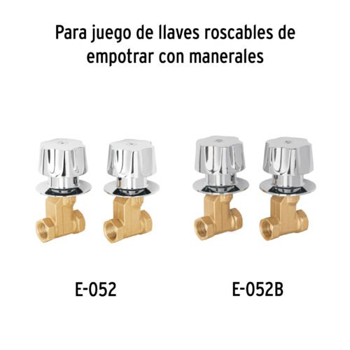49096 - Cartucho de compresión para llaves de empotrar, Basic y Aqua