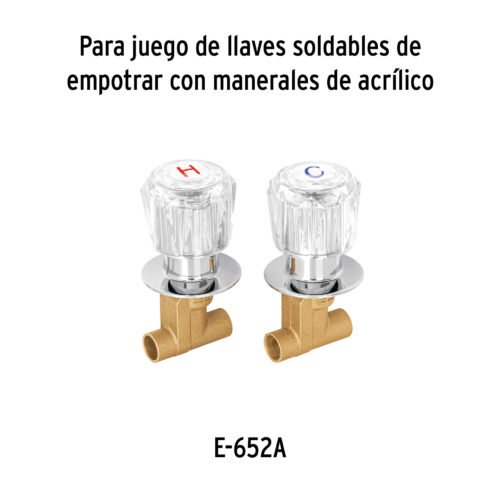 49096 - Cartucho de compresión para llaves de empotrar, Basic y Aqua