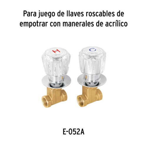 49096 - Cartucho de compresión para llaves de empotrar, Basic y Aqua