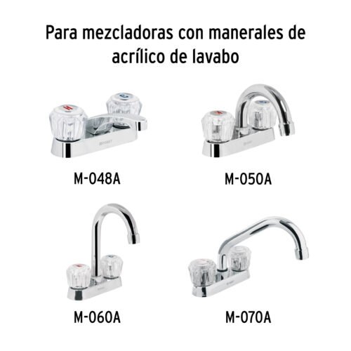 49099 - Bolsa con 2 cartuchos cerámicos para mezcladoras, Foset
