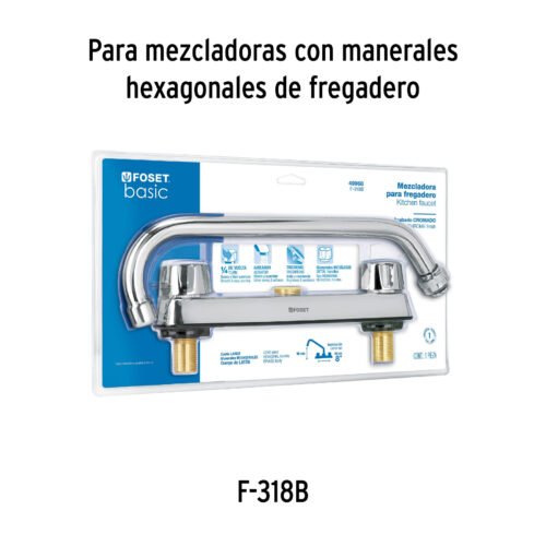 49099 - Bolsa con 2 cartuchos cerámicos para mezcladoras, Foset