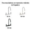 49100 - Bolsa con 2 cartuchos cerámicos p/mezcladoras, Foset