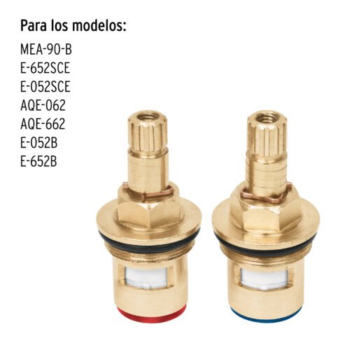 49102 - Bolsa con 2 cartuchos cerámicos para llaves de empotrar