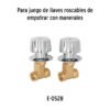 49102 - Bolsa con 2 cartuchos cerámicos para llaves de empotrar