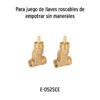 49102 - Bolsa con 2 cartuchos cerámicos para llaves de empotrar