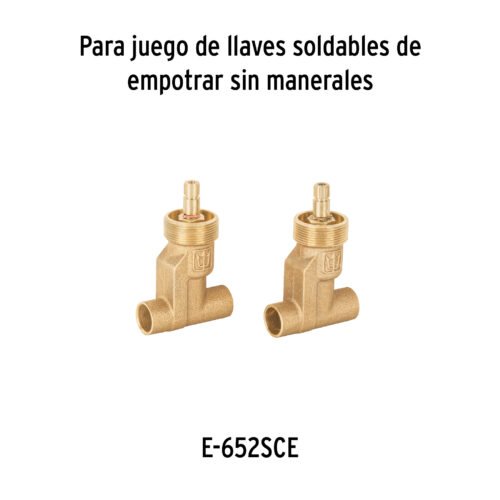 49102 - Bolsa con 2 cartuchos cerámicos para llaves de empotrar