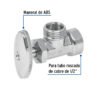 49112 - Llave angular de 1/2", de compresión, FOSET