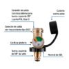 49117 - Indicador de nivel de llenado para cilindro de gas, Foset