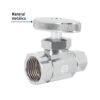 49119 - Llave angular de compresión recta 1/2" x 3/8", Foset