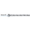 49124 - Manguera "T" lavabo/fregadero, acero inox, 1/2" x 1/2" x 1/2", 55cm