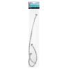 49124 - Manguera "T" lavabo/fregadero, acero inox, 1/2" x 1/2" x 1/2", 55cm