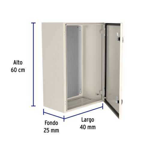 49128 - Gabinete metálico, 600 x 400 mm, VOLTECK