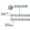 49129 - Manguera para boiler, acero inox, 3/4"x3/4", 40 cm, Foset