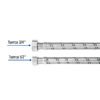 49134 - Manguera para boiler, acero inox, 1/2"x3/4", 80 cm, Foset