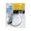 49136 - Manguera pigtail, acero inox, 7/16" x 7/8", 55 cm, FOSET