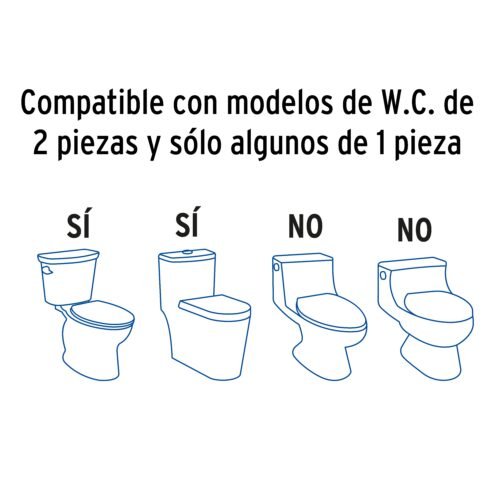 49144 - Bidet para WC de 2 piezas, Foset