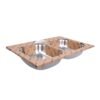 49174 - Tarja de empotrar 84 x 56 cm doble tina, FOSET