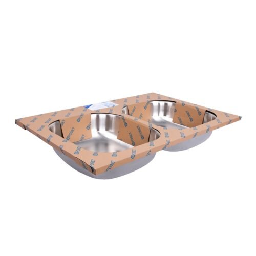 49174 - Tarja de empotrar 84 x 56 cm doble tina, FOSET