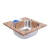49208 - Tarja de empotrar sencilla 38x38cm, Foset Basic