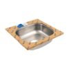 49209 - Tarja de empotrar sencilla 48x48cm, Foset Basic