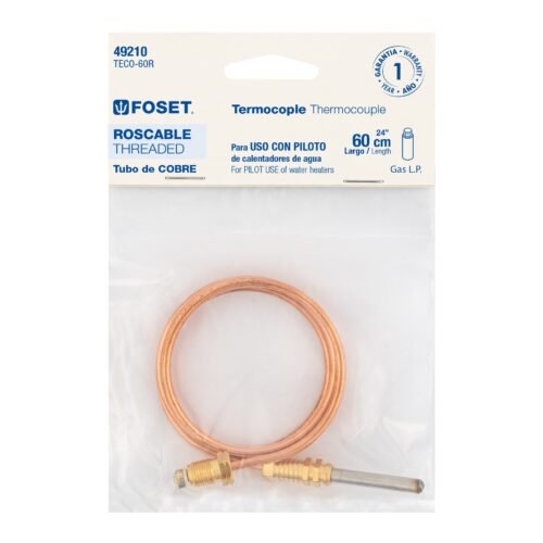 49210 - Termocople 60 cm roscable, Foset
