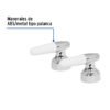 49214 - Juego de manerales cono p/lavabo-fregadero, cromo, Basic