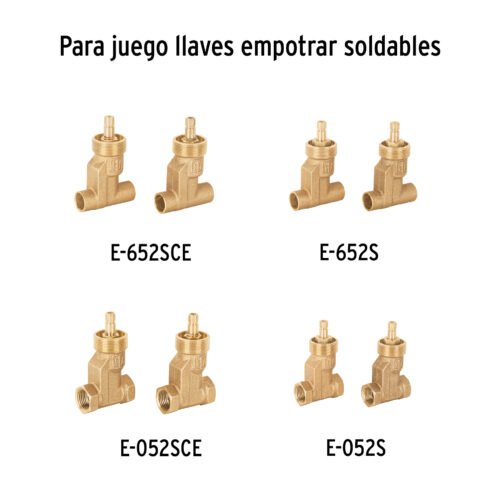 49241 - Juego de 2 manerales hex. metálicos para regadera, Basic