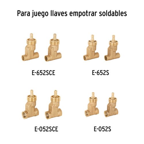49242 - Juego de 2 manerales acrílico trans. para regadera, Basic