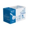 49246 - Regadera redonda 3" brazo y chapetón de acero, Foset Basic