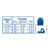 49276 - Mezcladora 4" para lavabo, cuello curvo, manerales acrílico
