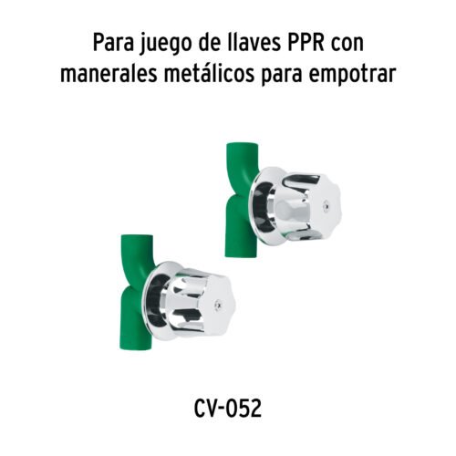 49293 - Bolsa con 2 cartuchos cerámicos p/llaves de empotrar de PPR
