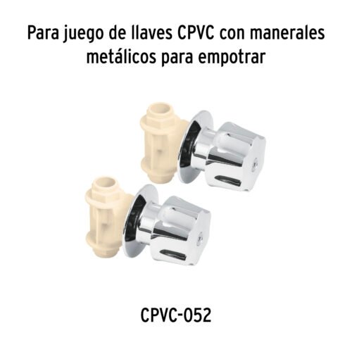 49294 - Bolsa con 2 cartuchos cerámicos p/llaves de empotrar de CPVC