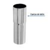 49295 - Extensión 10 cm latón cromado para contra de lavabo, 1-1/4"
