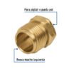 49298 - Tuerca izquierda de latón 7/8" a granel, Foset