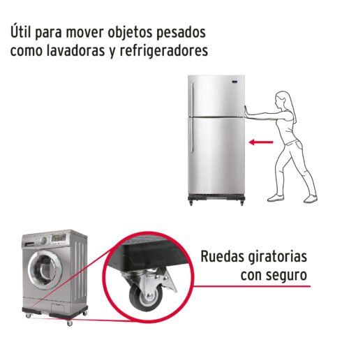 49301 - Base universal con ruedas para línea blanca, FIERO