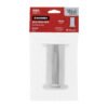 49303 - Pata para sofa y mueble, cromo, 120 mm altura, HERMEX