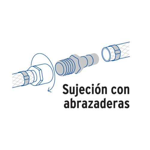 49307 - Adaptador macho de latón 1" para poliducto, Foset