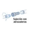 49311 - Adaptador hembra de latón 1/2" para poliducto, Foset