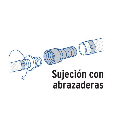 49311 - Adaptador hembra de latón 1/2" para poliducto, Foset
